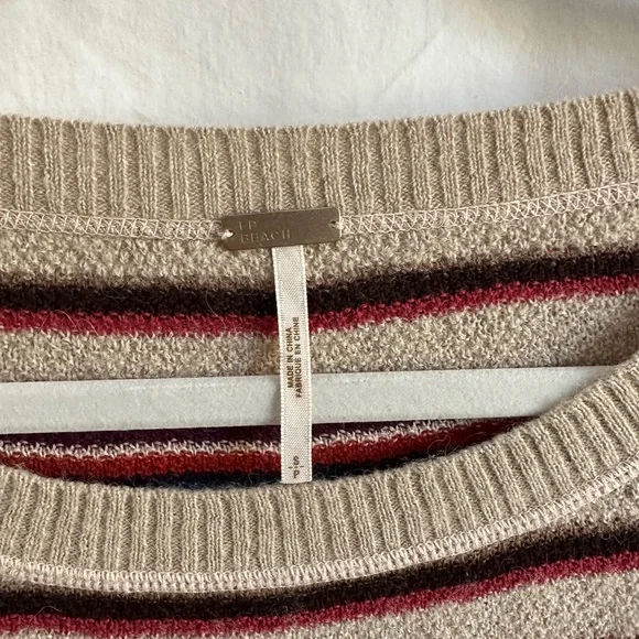 Free People Striped Sweater- Size S - Picture 2 of 4